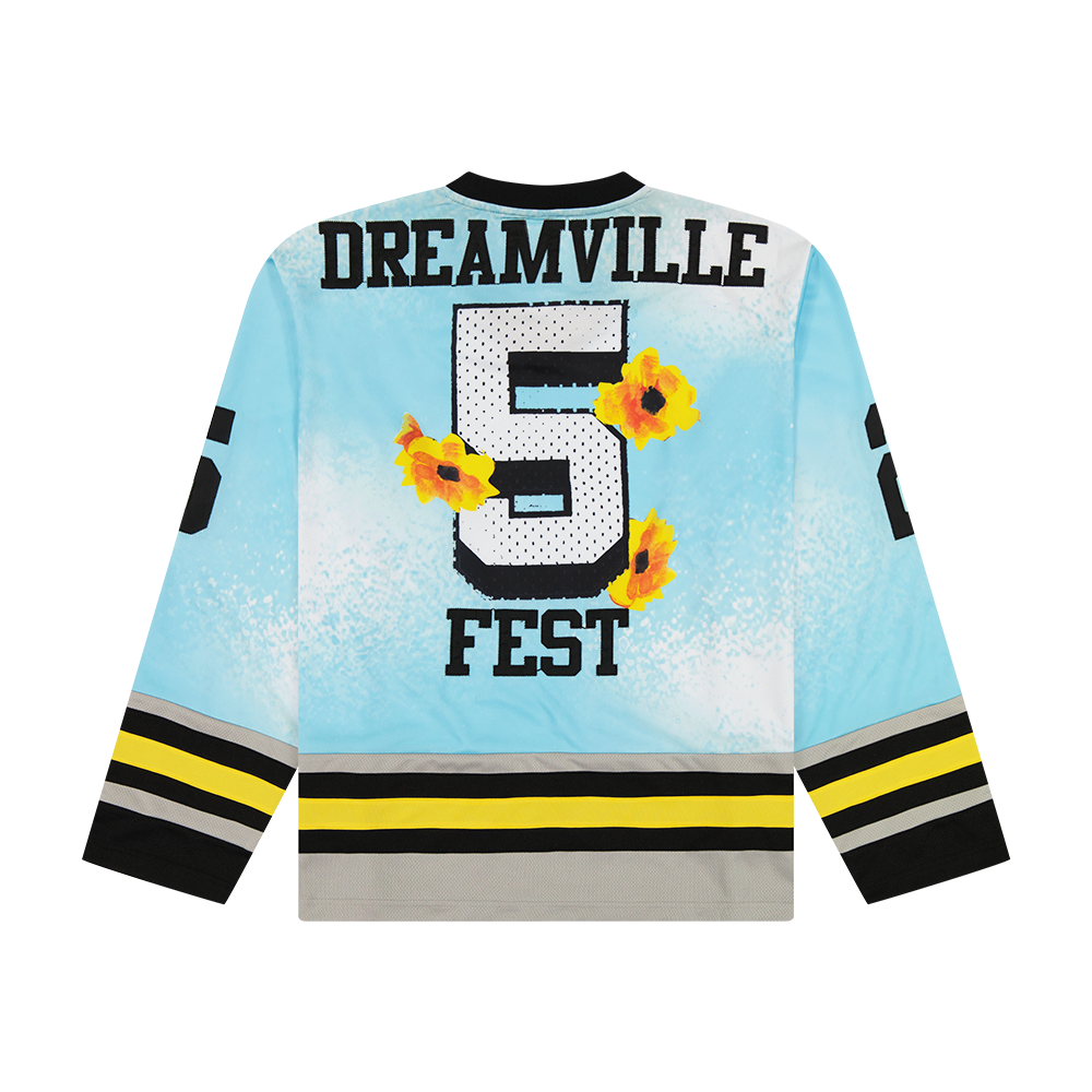 DV 25 Flower Crown Longsleeve Blue Jersey – Dreamville Festival