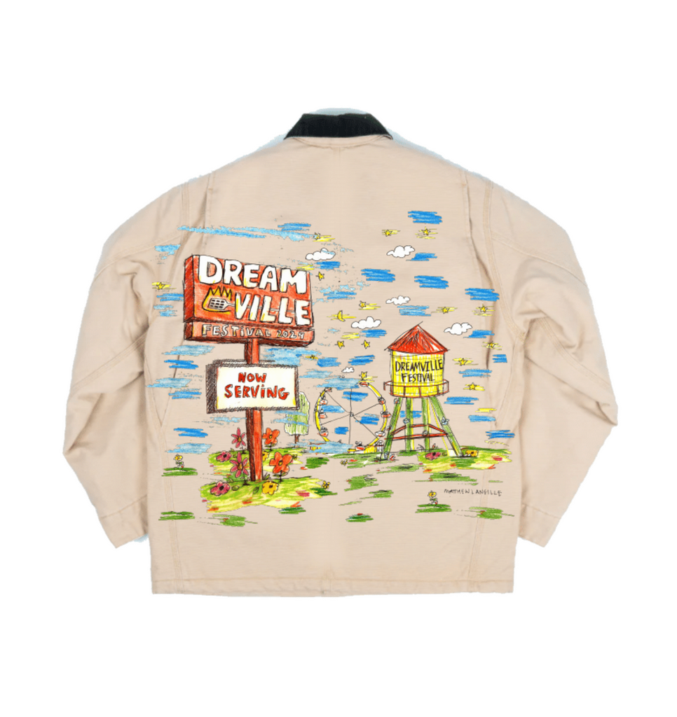DV Fest 24 At Cookout Tan Work Jacket – Dreamville Festival