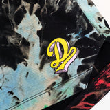 Dreamville Fanned Out Logo Tie Dye Gym Shorts