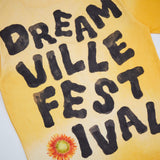 DV Fest Tee - Yellow Washed Flower Lineup