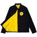 Dreamville Fanned Out Flower Black Coaches Jacket