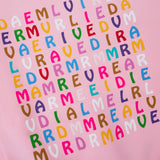 Dreamville Rainbow Letters Pink PO Hoodie