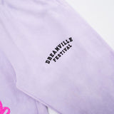 Dreamville Airbrushed D Purple Watercolor Joggers