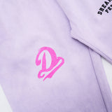 Dreamville Airbrushed D Purple Watercolor Joggers