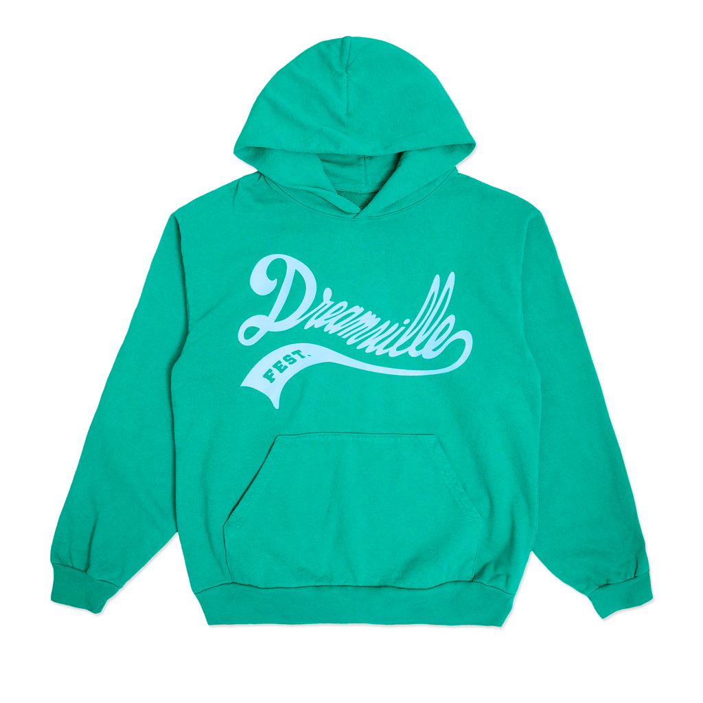 Dreamville Script Logo Green PO Hoodie Dreamville Festival