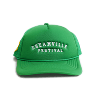 Dreamville Text Logo Green Trucker Hat