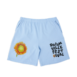 DV Fest Shorts - Blue Sunflower