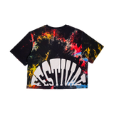 Dreamville Fanned Out Logo Tie Dye Crop Top