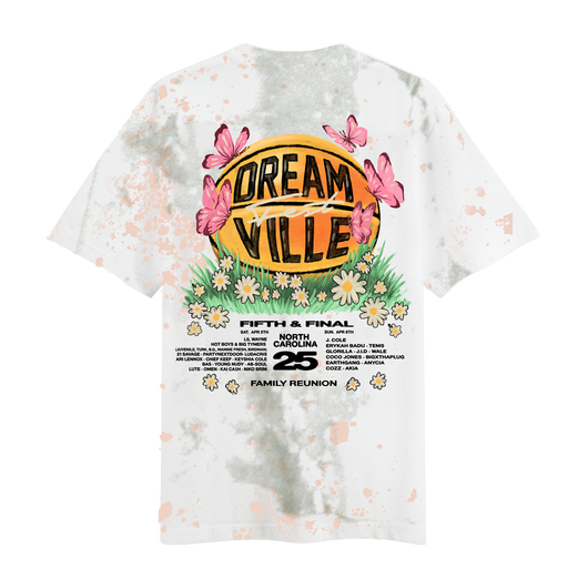 J Cole Dreamville Tee White Dreamville Shirt Dreamville Clothing