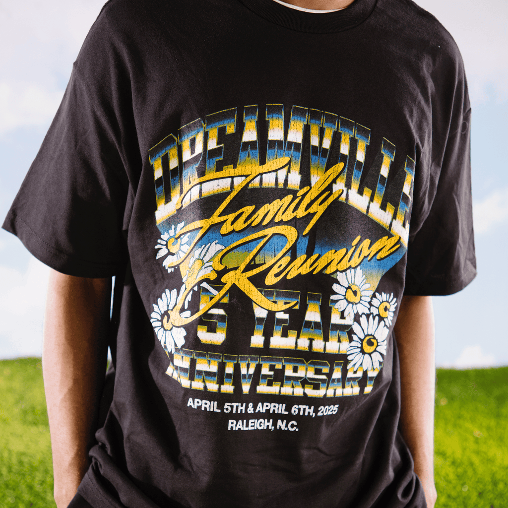 DV 25 Chrome Reunion Black Lineup Tee – Dreamville Festival