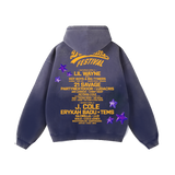 DV 25 Stars Washed Purple Lineup Hoodie