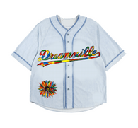 DV 24 Multicolor Logo Denim Baseball Jersey