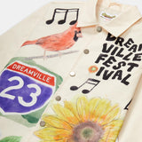 DV Fest Jacket - Watercolor Cream Coaches Jacket
