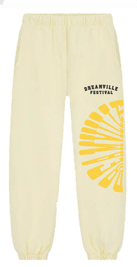 Dreamville Fanned Out Logo Cream Joggers