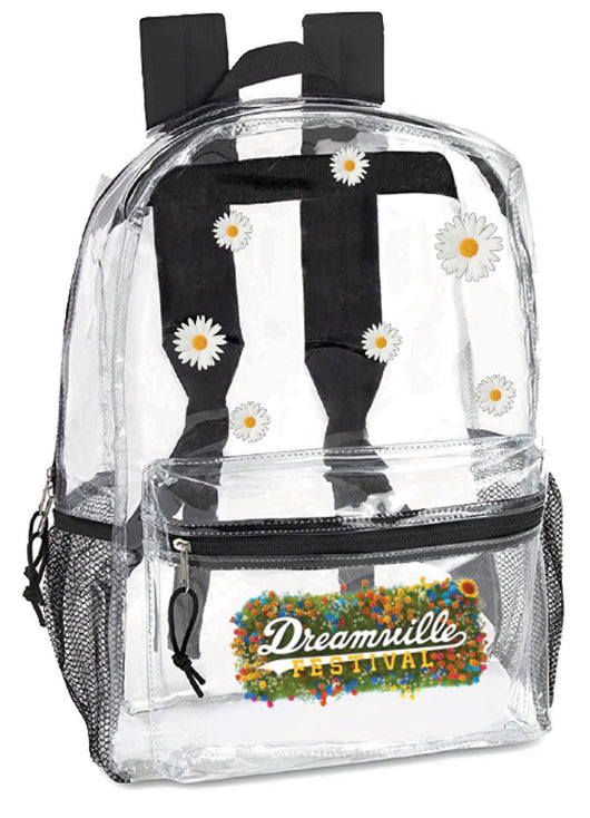 Dreamville Field of Daisies Clear Backpack
