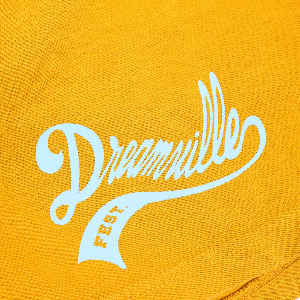 Dreamville Script Logo Gold Crewneck Dreamville Festival