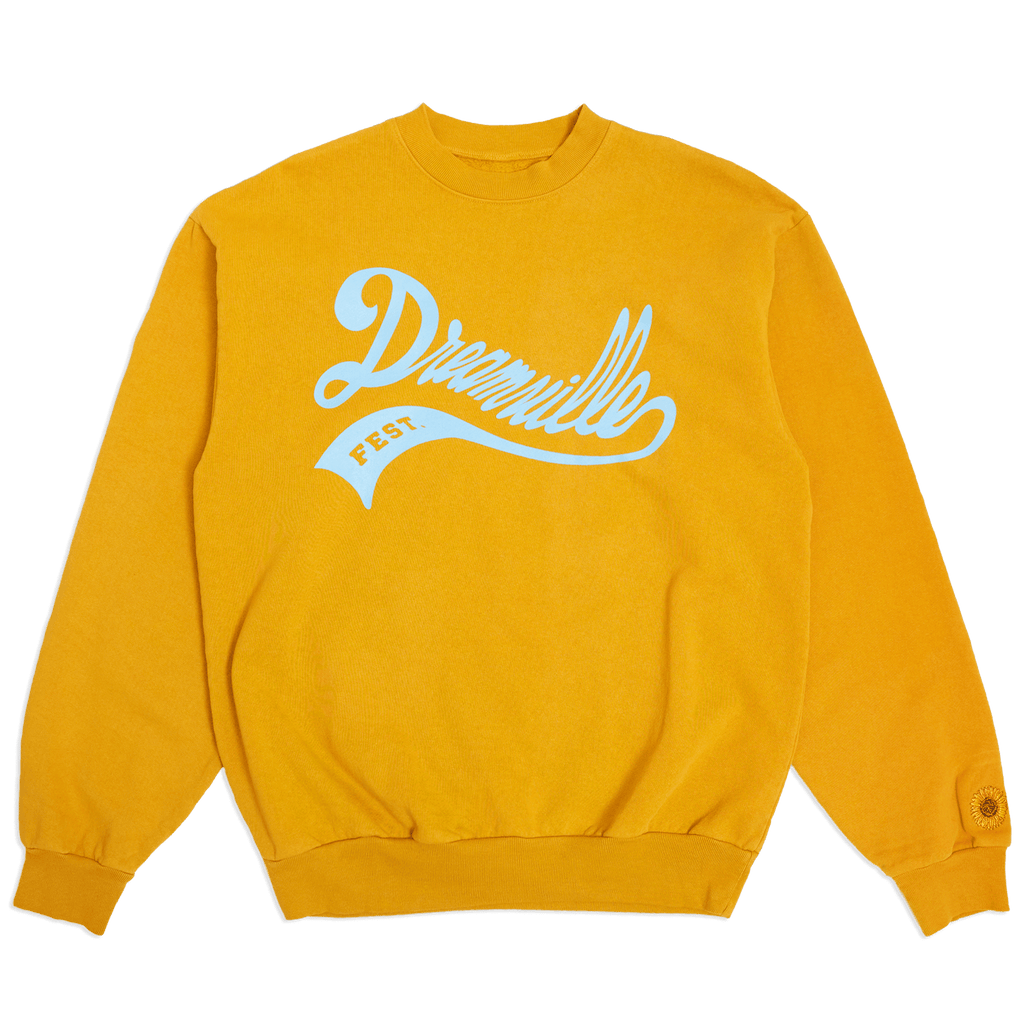 Dreamville Script Logo Gold Crewneck – Dreamville Festival