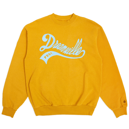 Dreamville Script Logo Gold Crewneck