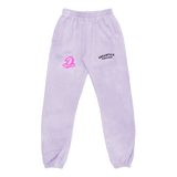 Dreamville Airbrushed D Purple Watercolor Joggers