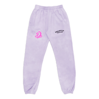 Dreamville Airbrushed D Purple Watercolor Joggers
