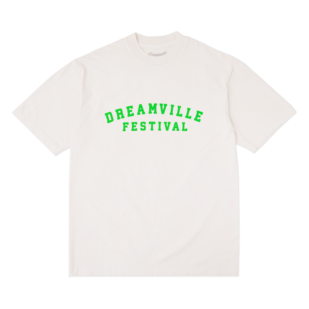 Dreamville Text Logo Cream Tee Dreamville Festival