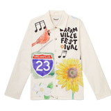 DV Fest Jacket - Watercolor Cream Coaches Jacket