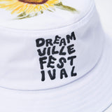 DV Fest Hat - White Sunflower Bucket